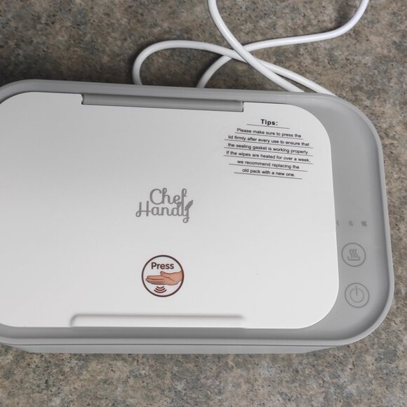 Chef Handy, Baby Wipe Warmer, Model BWW-7200, Grey Open Box - Picture 2 of 5